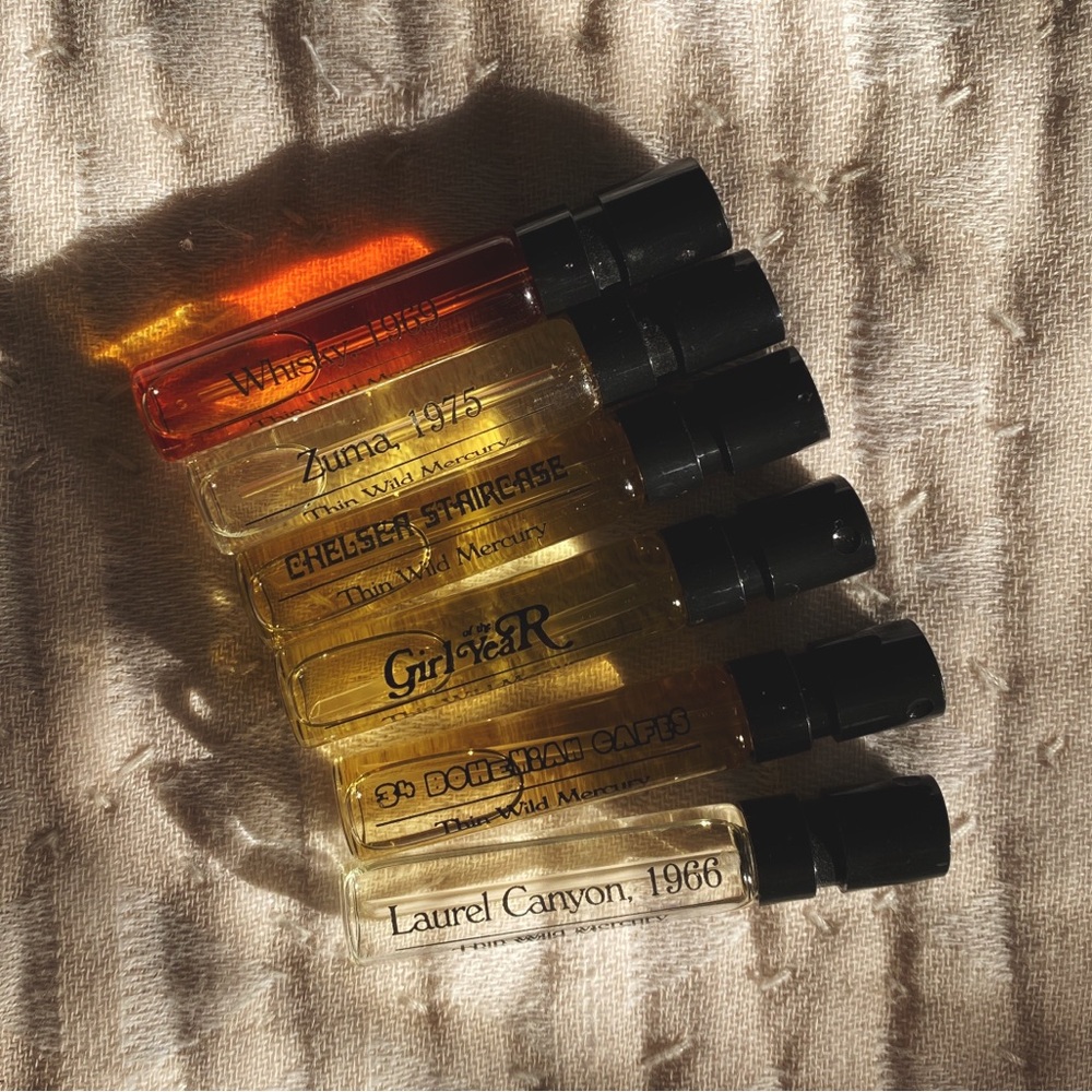 Thin Wild Mercury 2ml Samples from LA and NY Collections